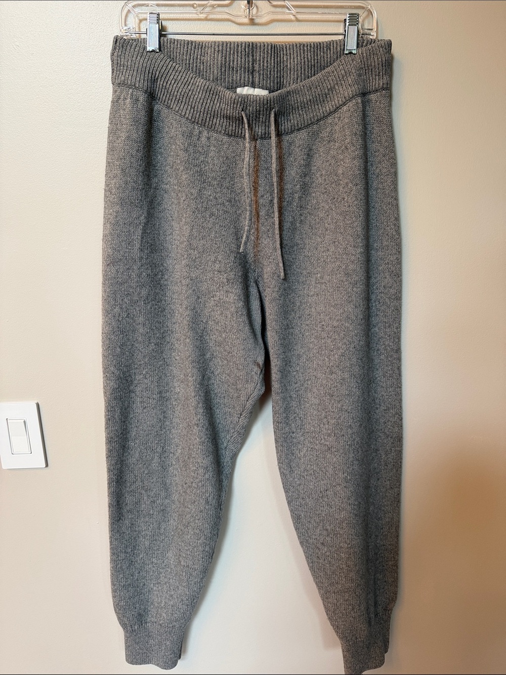 H&M Heather Gray Cozy Knit Joggers